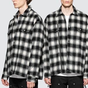 STAMPD asher flannel shirt jacket shacket‎